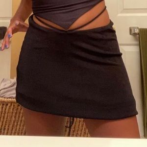 Princess Polly Black Mini skirt